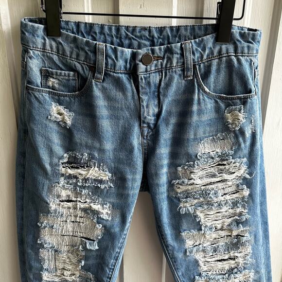 Blank NYC The Galaxy Distressed Straight Leg Jeans - Picture 3 of 11